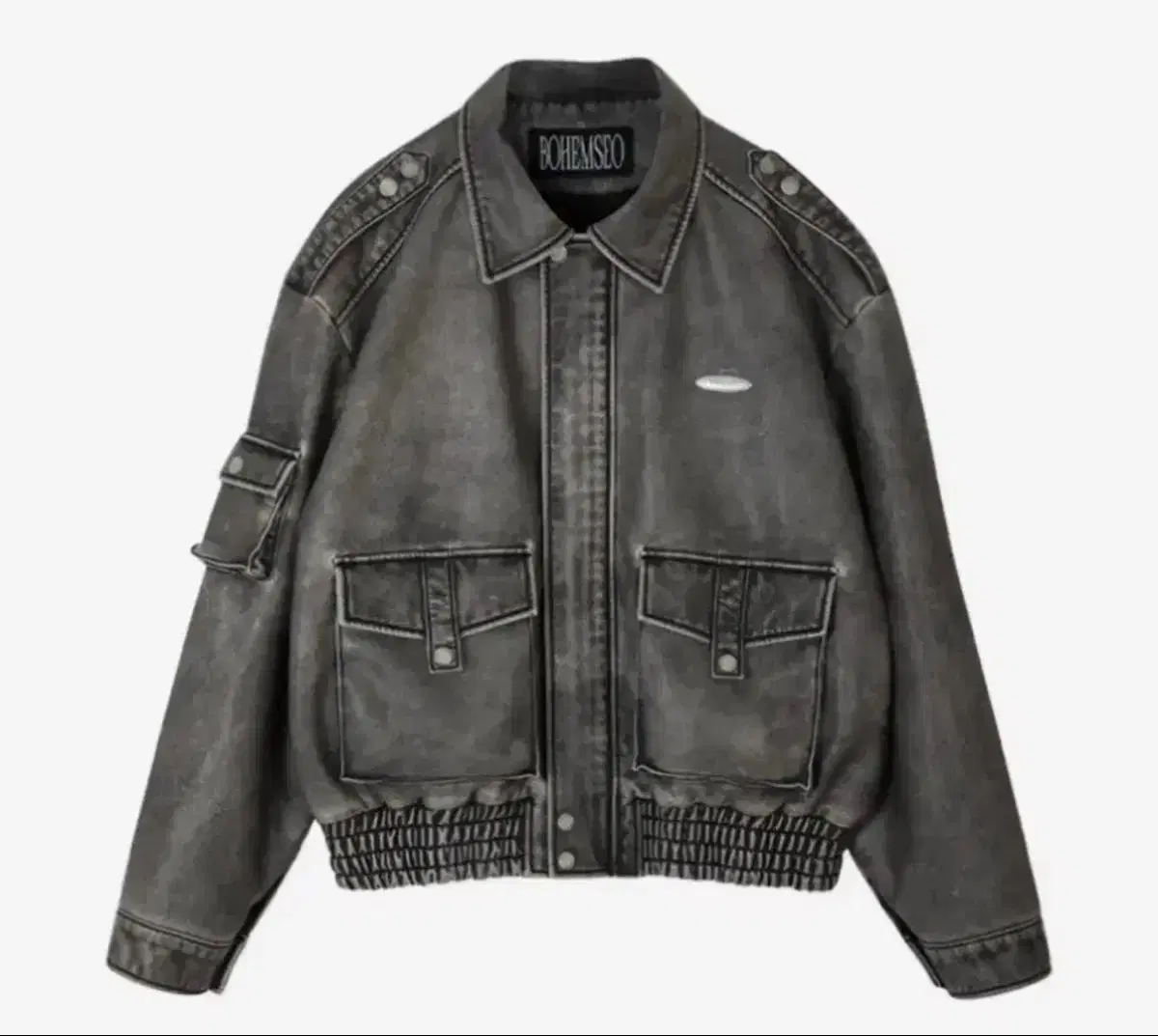 BOHEMIAN SEOUL | 보헤미안서울 Bohemian Seoul Leather Bomber Jacket